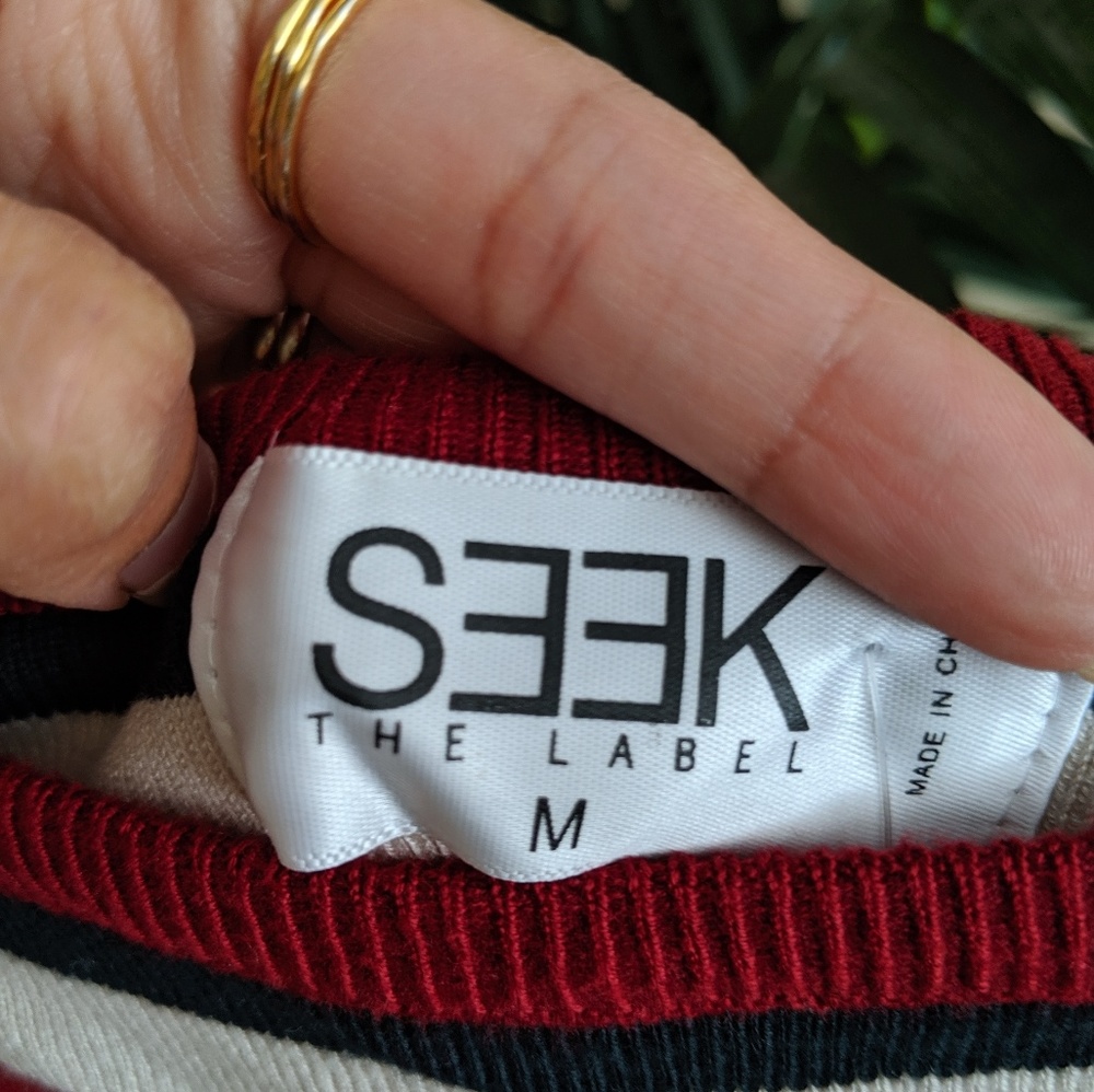 SEEK the Label Striped Sweater Dress - Picture 4 of 4